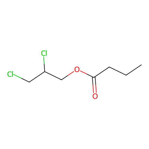 2,3-Dichloropropyl butyrate structure