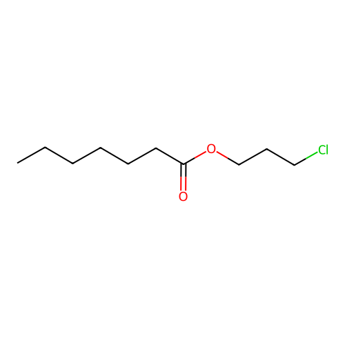 3-Chloropropyl heptanoate structure