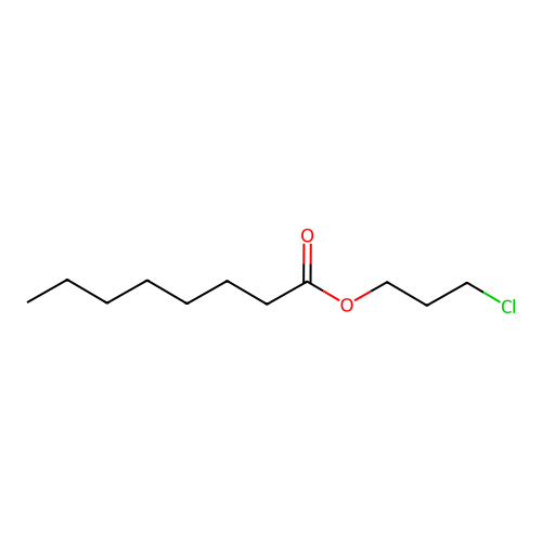 3-Chloropropyl octanoate structure