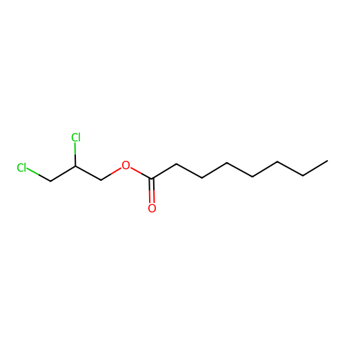 2,3-Dichloropropyl octanoate structure