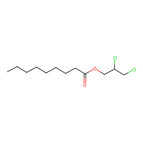 2,3-Dichloropropyl nonanoate structure