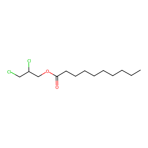 2,3-Dichloropropyl decanoate structure