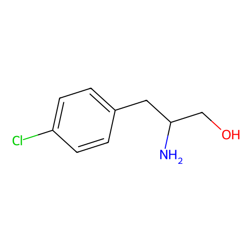 beta-Amino-4-chlorobenzenepropanol structure