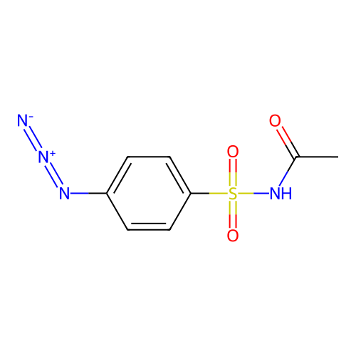 N-(4-Azidobenzene-1-sulfonyl)acetamide structure