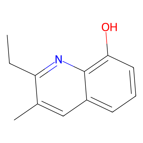 8-Quinolinol, 2-ethyl-3-methyl- structure