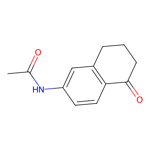 N-(5-Oxo-5,6,7,8-tetrahydronaphthalen-2-yl)acetamide structure