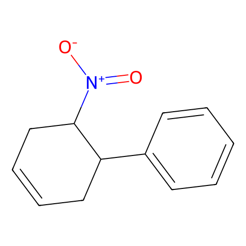 (6-Nitrocyclohex-3-en-1-yl)benzene structure