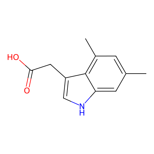 2-(4,6-二甲基-1H-吲哚-3-基)乙酸 structure