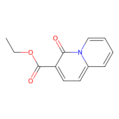Ethyl 4-oxo-4H-quinolizine-3-carboxylate structure