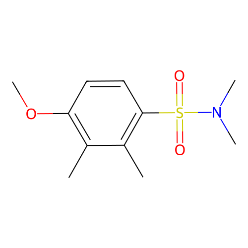 [(4-Methoxy-2,3-dimethylphenyl)sulfonyl]dimethylamine structure