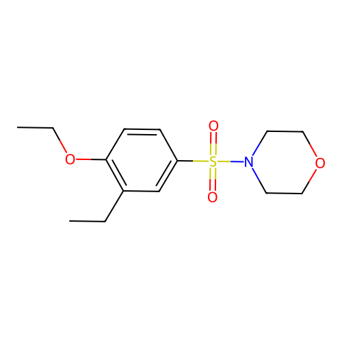 4-(4-Ethoxy-3-ethylphenyl)sulfonylmorpholine structure
