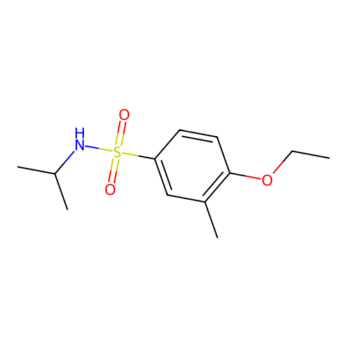4-ethoxy-N-isopropyl-3-methylbenzenesulfonamide structure