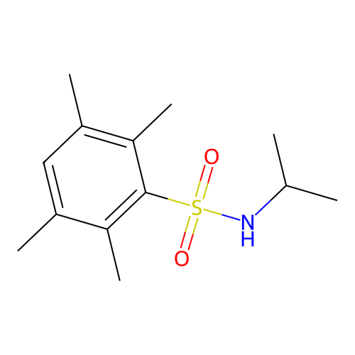 N-isopropyl-2,3,5,6-tetramethylbenzenesulfonamide structure