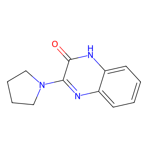3-pyrrolidin-1-yl-1H-quinoxalin-2-one structure