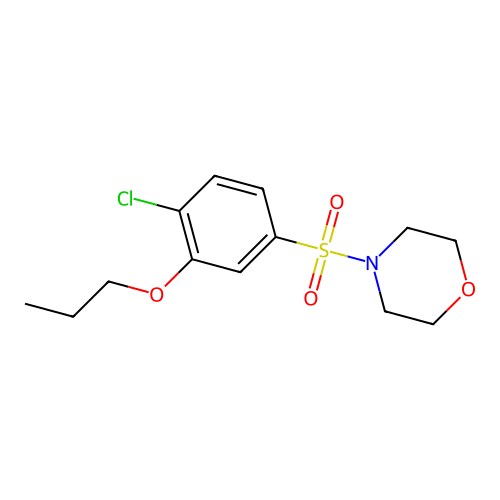 4-(4-Chloro-3-propoxyphenyl)sulfonylmorpholine structure