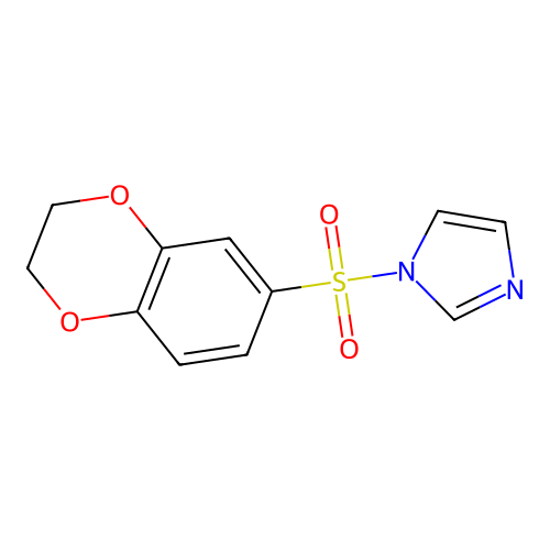 1-(2,3-Dihydro-1,4-benzodioxin-6-ylsulfonyl)imidazole structure