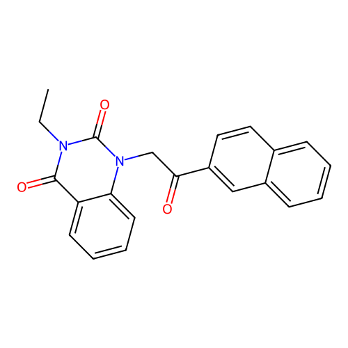 3-ethyl-1-[2-(2-naphthyl)-2-oxoethyl]-2,4(1H,3H)-quinazolinedione structure