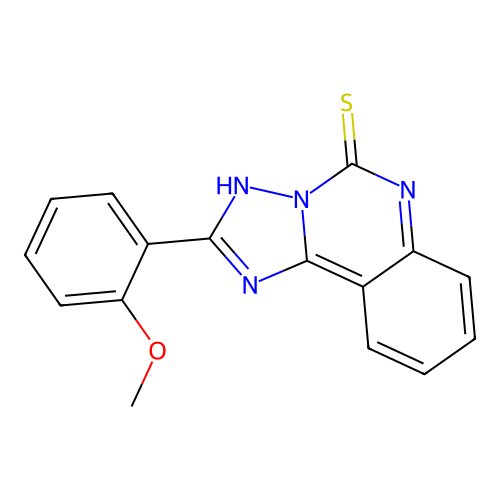 2-(2-Methoxyphenyl)[1,2,4]triazolo[1,5-c]quinazoline-5-thiol structure