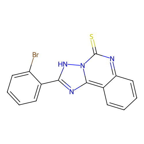 2-(2-Bromophenyl)[1,2,4]triazolo[1,5-c]quinazoline-5-thiol structure