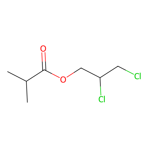 2,3-Dichloropropyl isobutyrate structure