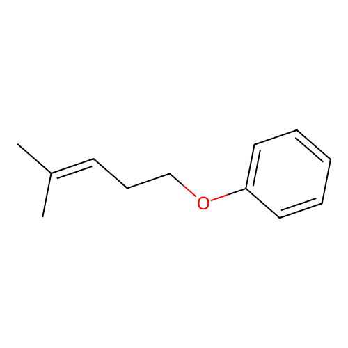 (4-Methyl-pent-3-enyloxy)-benzene structure
