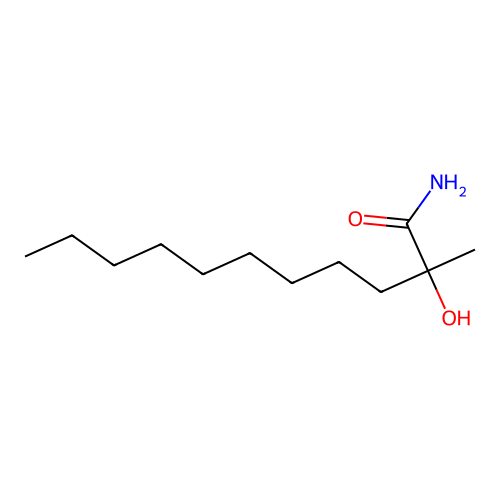 2-羟基-2-甲基十一酰胺 structure