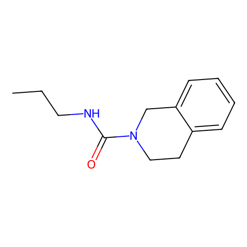 2-(N-Propylcarbamoyl)-1,2,3,4-tetrahydroisoquinoline structure