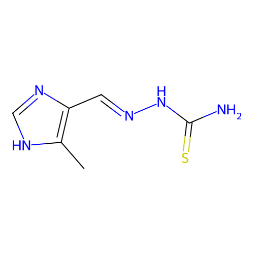[(5-methyl-1H-imidazol-4-yl)methylideneamino]thiourea structure