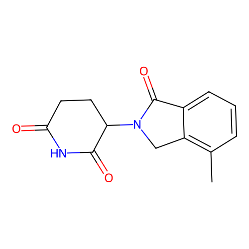3-(4-Methyl-1-oxoisoindolin-2-yl)piperidine-2,6-dione structure