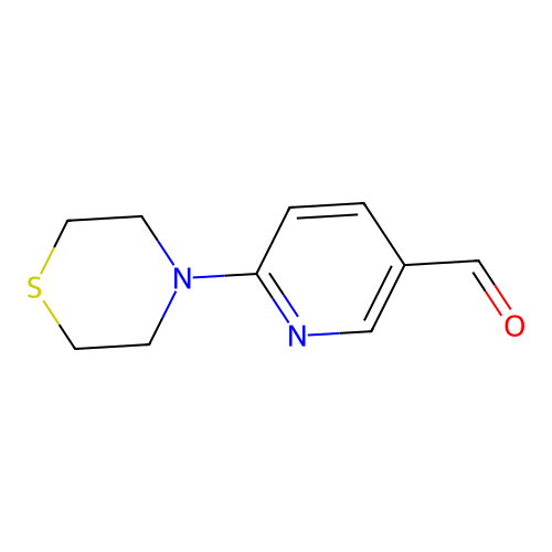 6-(1,4-Thiazinan-4-yl)nicotinaldehyde structure