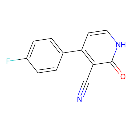 4-(4-Fluorophenyl)-2-oxo-1,2-dihydro-3-pyridinecarbonitrile structure