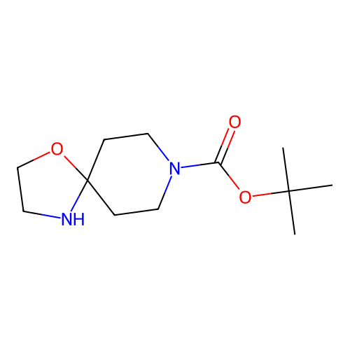 Tert-butyl 1-oxa-4,8-diazaspiro[4.5]decane-8-carboxylate structure