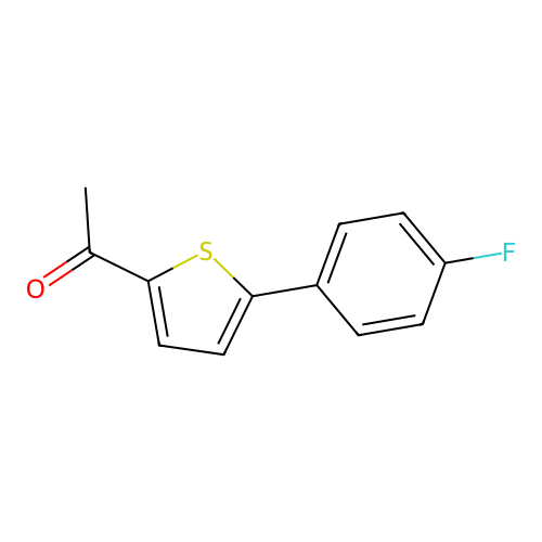 1-[5-(4-Fluorophenyl)thiophen-2-yl]ethan-1-one structure