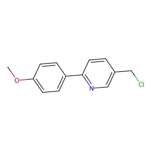 5-(Chloromethyl)-2-(4-methoxyphenyl)pyridine structure