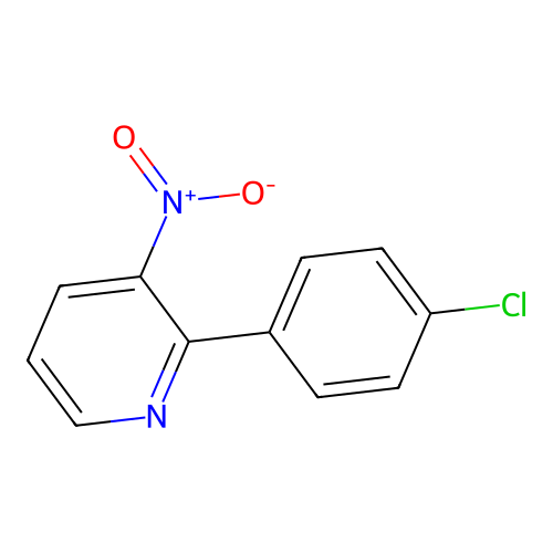 2-(4-Chlorophenyl)-3-nitropyridine structure