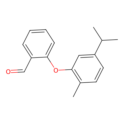 2-(5-Isopropyl-2-methylphenoxy)benzenecarbaldehyde structure