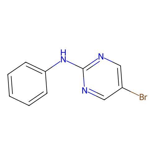 5-bromo-N-phenylpyrimidin-2-amine structure