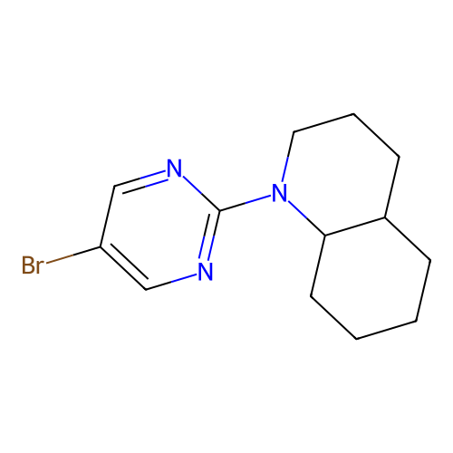 1-(5-Bromo-pyrimidin-2-YL)-decahydro-quinoline structure