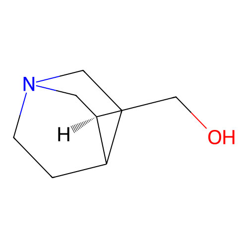[(3S)-1-azabicyclo[2.2.2]octan-3-yl]methanol structure