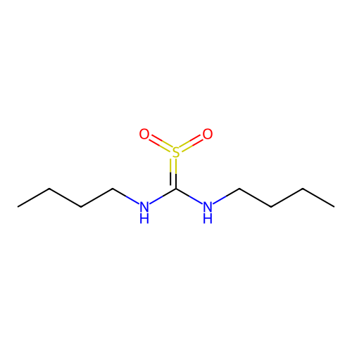 Thiourea, N,N'-dibutyl-, S,S-dioxide structure