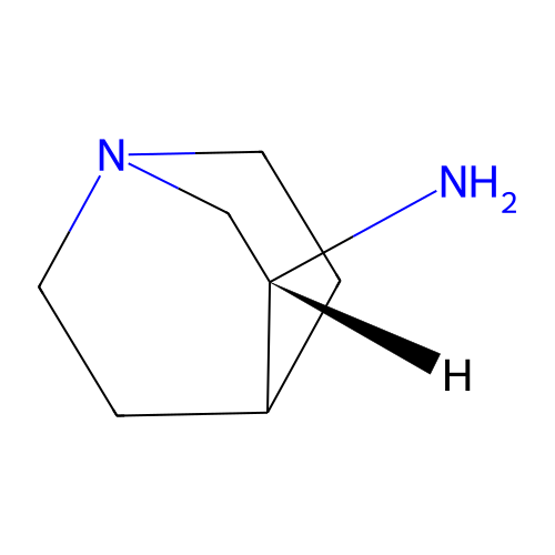 (3R)-1-氮杂双环[2.2.2]辛烷-3-胺 structure
