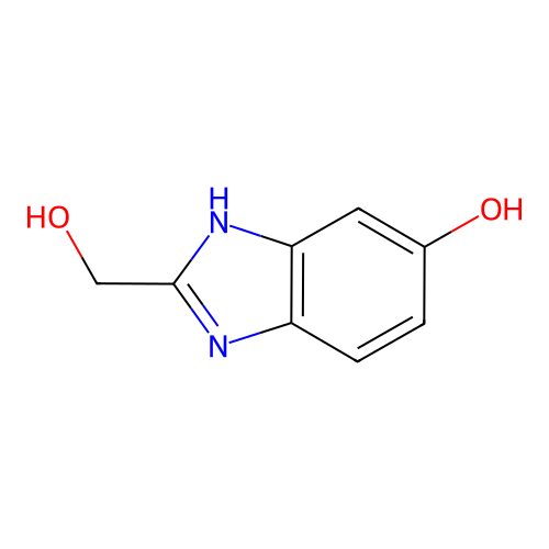 5-Hydroxy-2-(hydroxymethyl)benzimidazole structure
