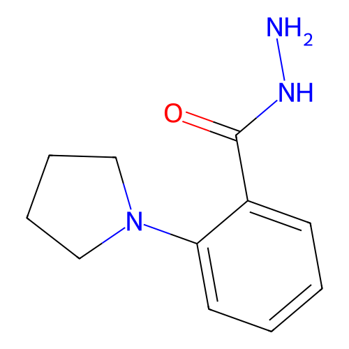 2-(Pyrrolidin-1-yl)benzohydrazide structure