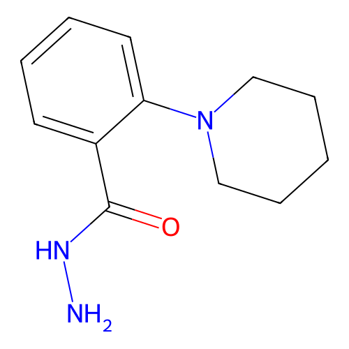 2-(Piperidin-1-yl)benzohydrazide structure