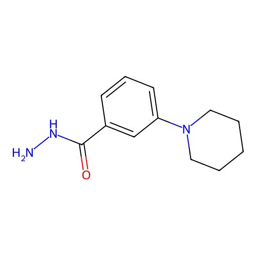 3-(Piperidin-1-yl)benzohydrazide structure