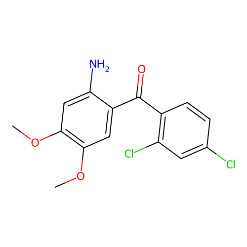(2-Amino-4,5-dimethoxyphenyl)(2,4-dichlorophenyl)methanone structure