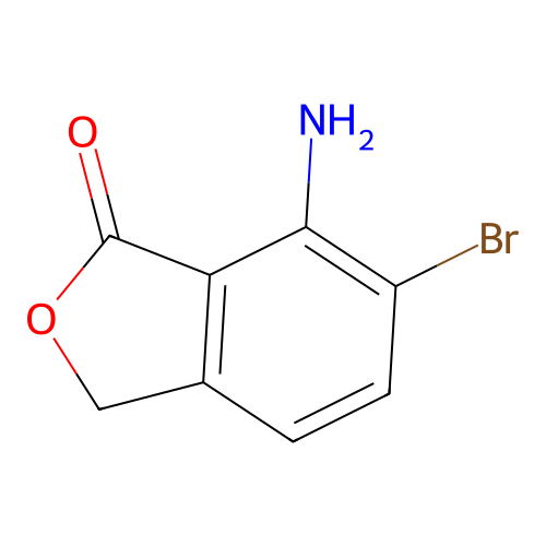 7-Amino-6-bromoisobenzofuran-1(3H)-one structure