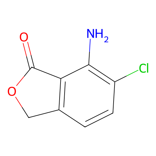 7-Amino-6-chloroisobenzofuran-1(3H)-one structure