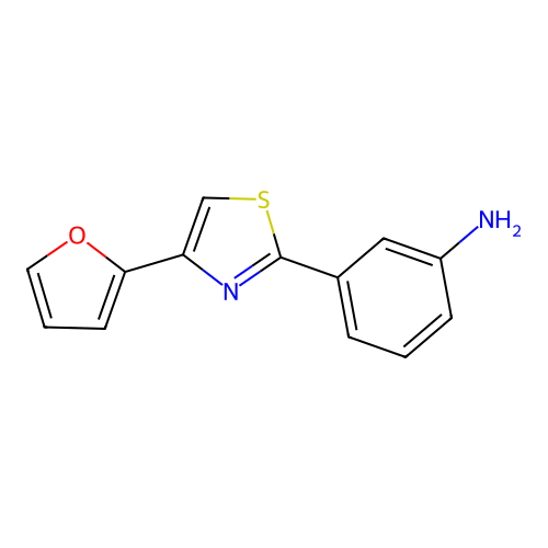 3-[4-(Furan-2-yl)-1,3-thiazol-2-yl]aniline structure