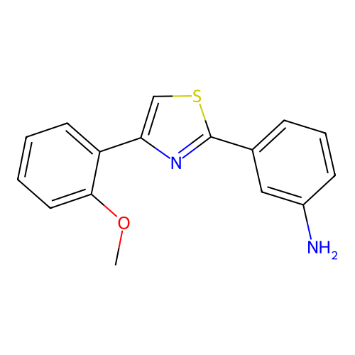 3-[4-(2-Methoxy-phenyl)-thiazol-2-yl]-phenylamine structure